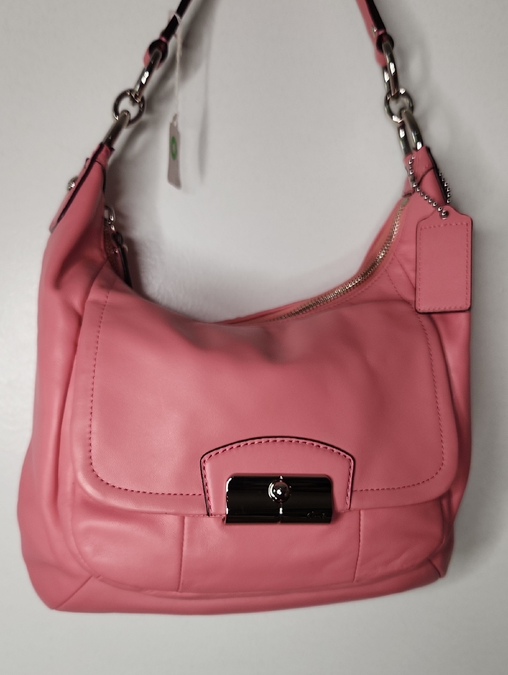 Coach Pink Leather Shoulder Kristin Bag
